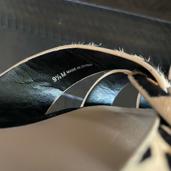 INC International Concepts Gargi Knotted Strap Leopard Slide Sandals - Picture 6 of 10